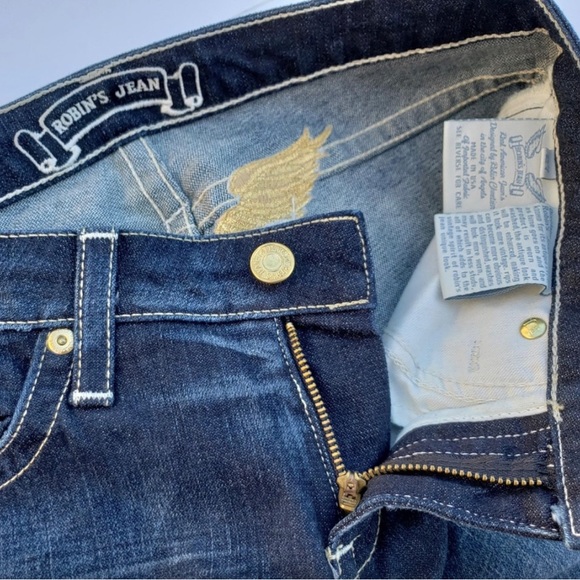 New Women's ROBIN'S JEAN Bardot Straight Leg Jeans - Picture 5 of 6